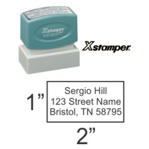 Picture of #N12 | X-STAMPER  CUSTOM PRE-INKED STAMPS