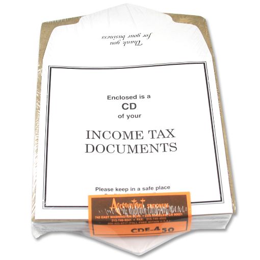 Picture of CDE-4 | CD COVERS FOR TAX RETURNS