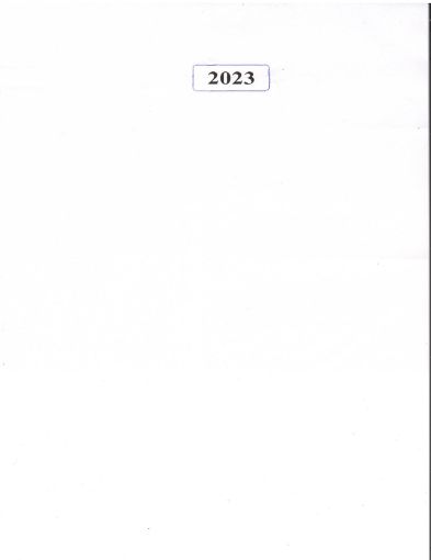 Picture of YEAR-WHT-B23 "2023" YEAR WHITE GLOSS BULK (250 LABELS / ROLL)
