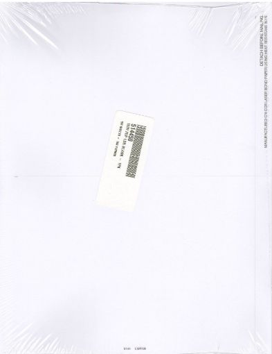 Picture of 5144 | Blank Laser Paper - 1 Vert Perf & 1 Cross Perf  2-Up Format